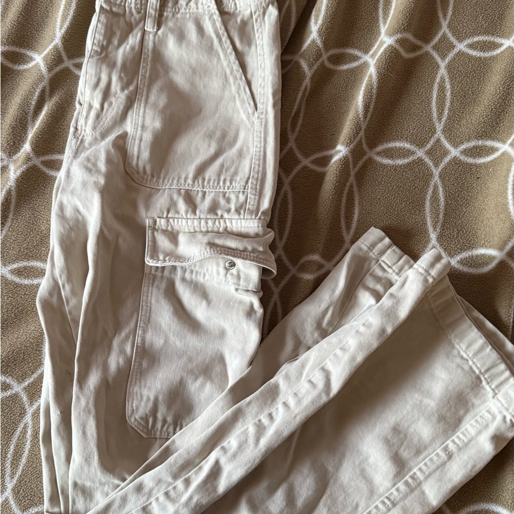 Zara Women's Cargo pants Jeans - Cream